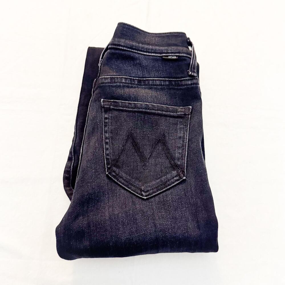 Mother The Weekender Deep End Flare Dark Wash Denim Jeans Size 23